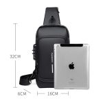 Bolso Bandolera Antirrobo Hombre