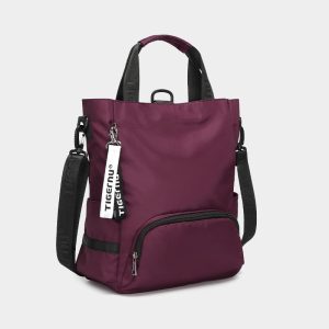 Bolso Bandolera Burdeos Mujer 5