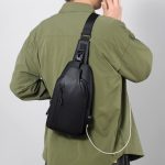 Bolso Bandolera Hombre Azul Marino