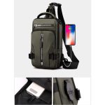 Bolso Bandolera Hombre Nylon