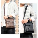 Bolso Bandolera Hombre Vintage 7
