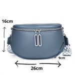 Bolso Bandolera Mujer Azul Marino 2