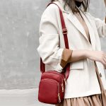Bolso Bandolera Rojo Mujer