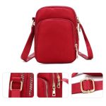 Bolso Bandolera Rojo Mujer 2