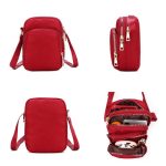 Bolso Bandolera Rojo Mujer 4