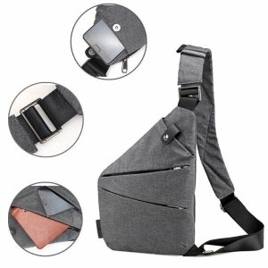 Bolso Gris Bandolera 3